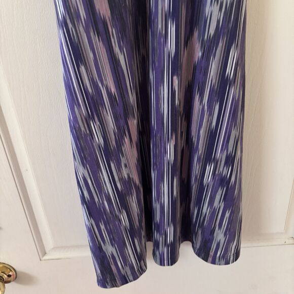 Prana Dress Womens S Purple Built In Bra Racerback Halter Spring Resort Bohemian - Picture 4 of 8